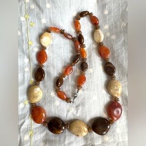 Elegant Multi-Color Beaded Necklace